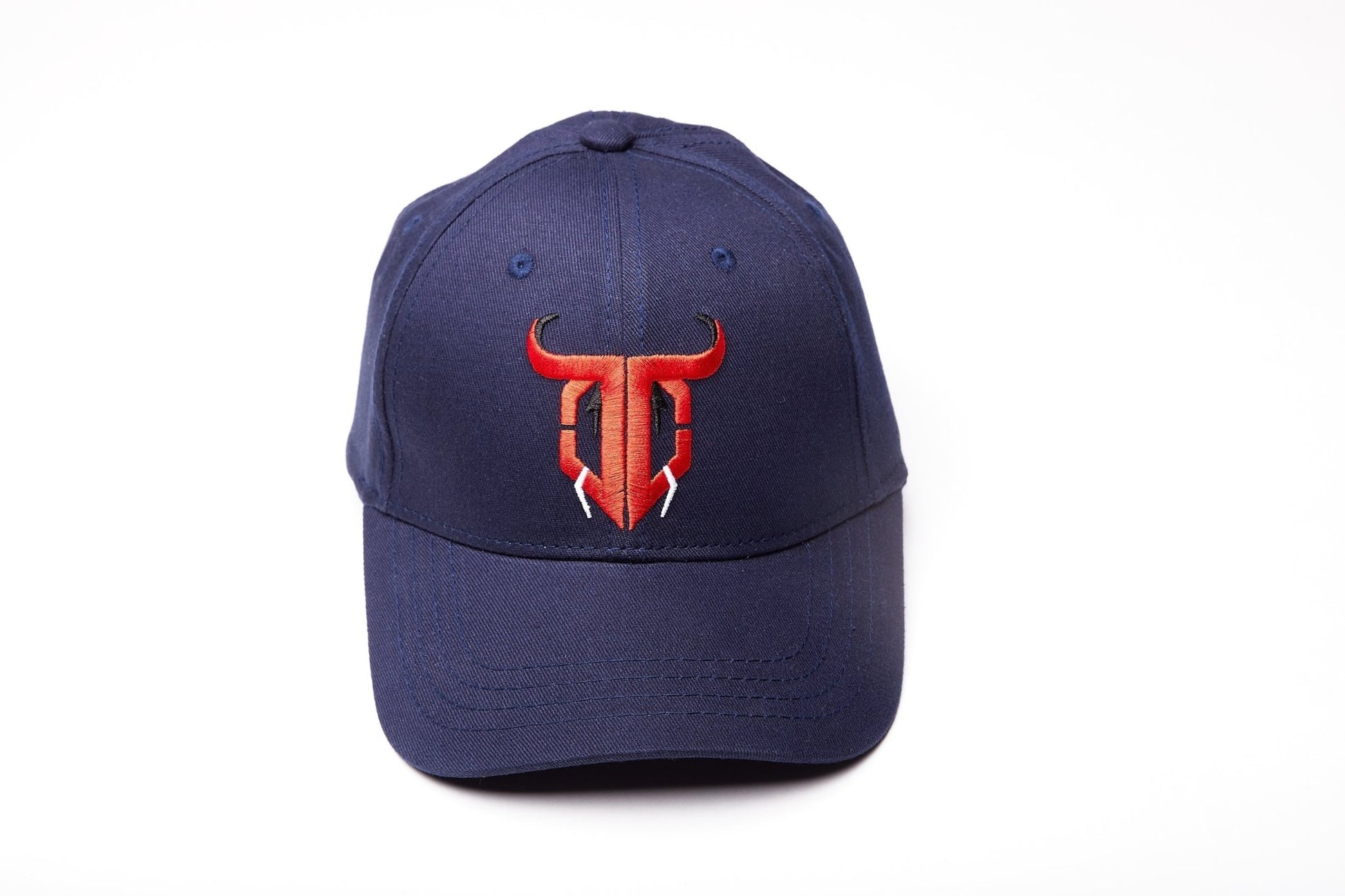 Go Devil Logo Printed Navy Blue Cap - Go Devil