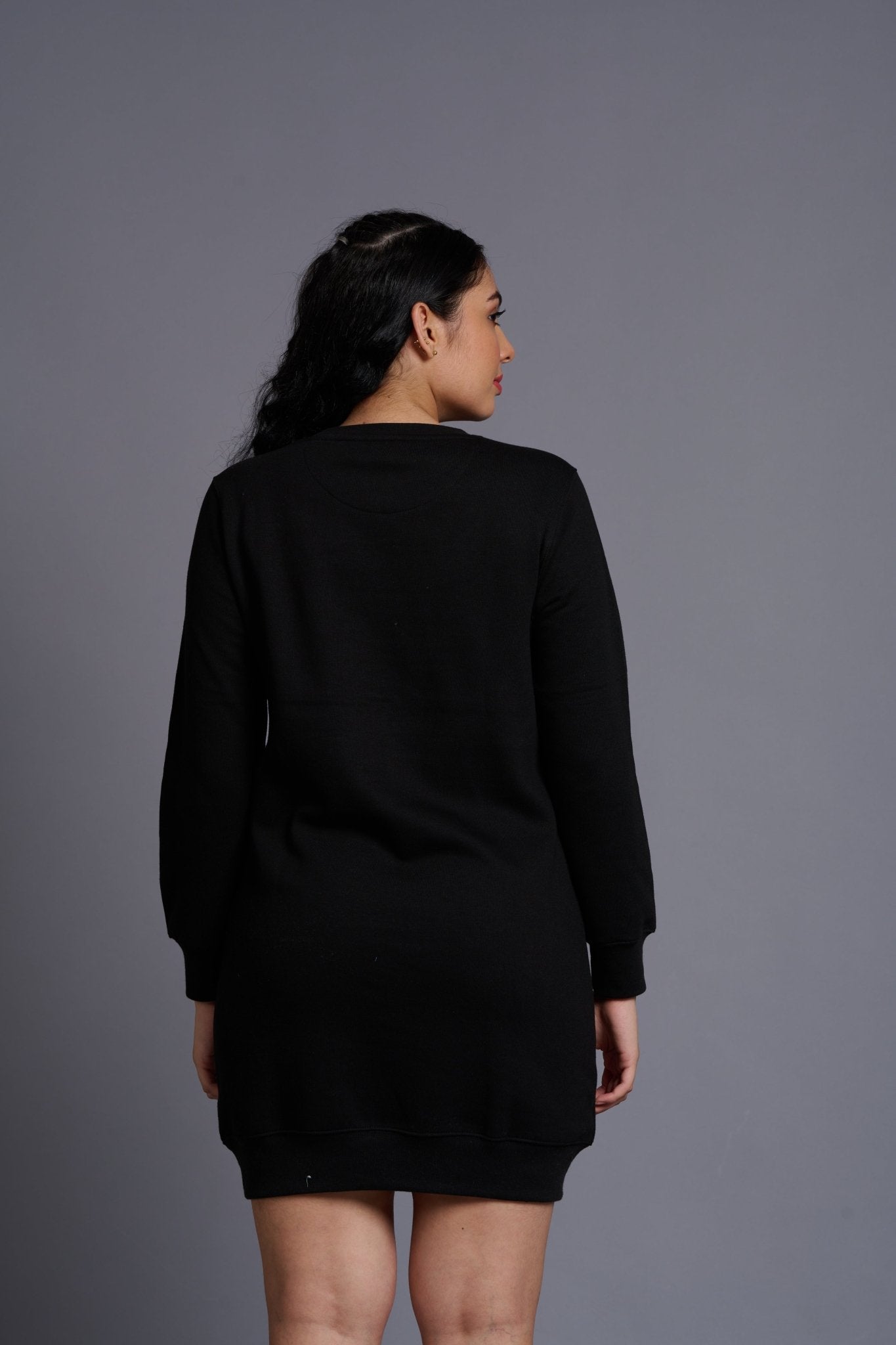 Go Devil Originals Black Sweatdress for Women - Go Devil