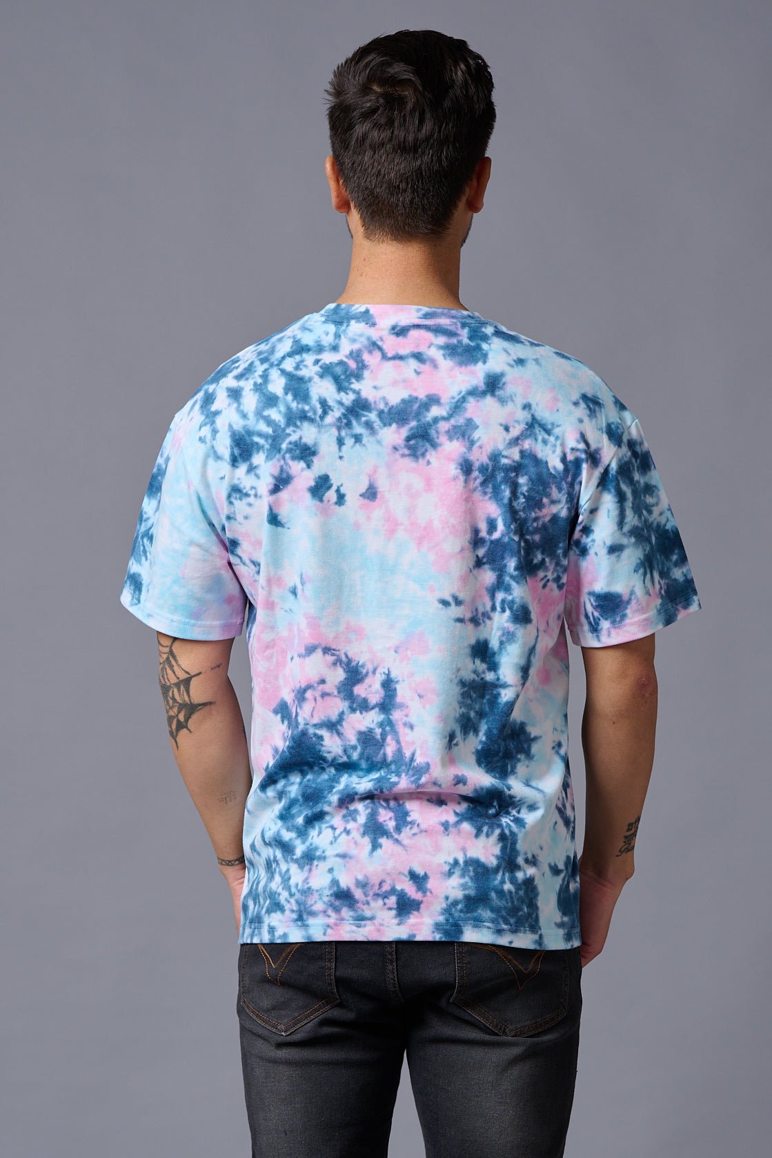 Go Devil Originals (in Stamp) Printed Tye die Oversized T-Shirt for Men - Go Devil