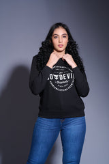 Go Devil Originals Printed Black Sweatshirt for Women - Go Devil