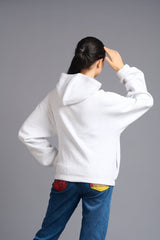 Go Devil Originals Printed Grey Hoodie for Women - Go Devil