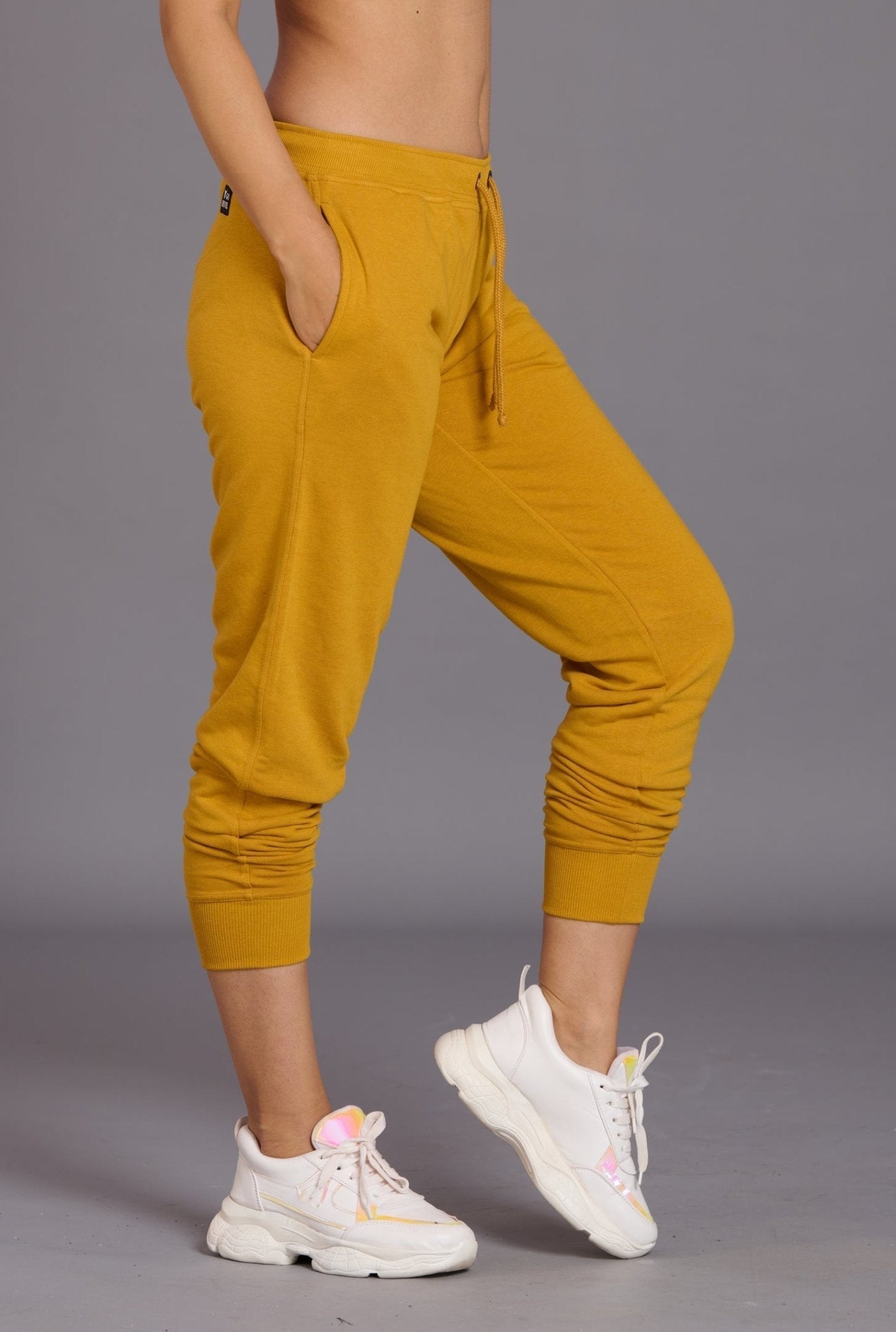 Go Devil Premium Brand Ochre Joggers for Women - Go Devil