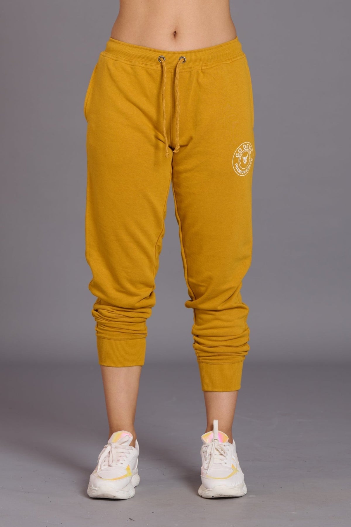 Go Devil Premium Brand Ochre Joggers for Women - Go Devil