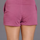 Go Devil Premium Brand Plum Color Shorts for Women - Go Devil
