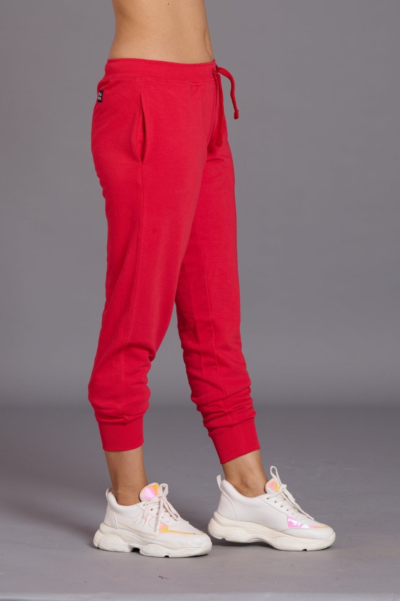 Go Devil Premium Brand Red Joggers for Women - Go Devil