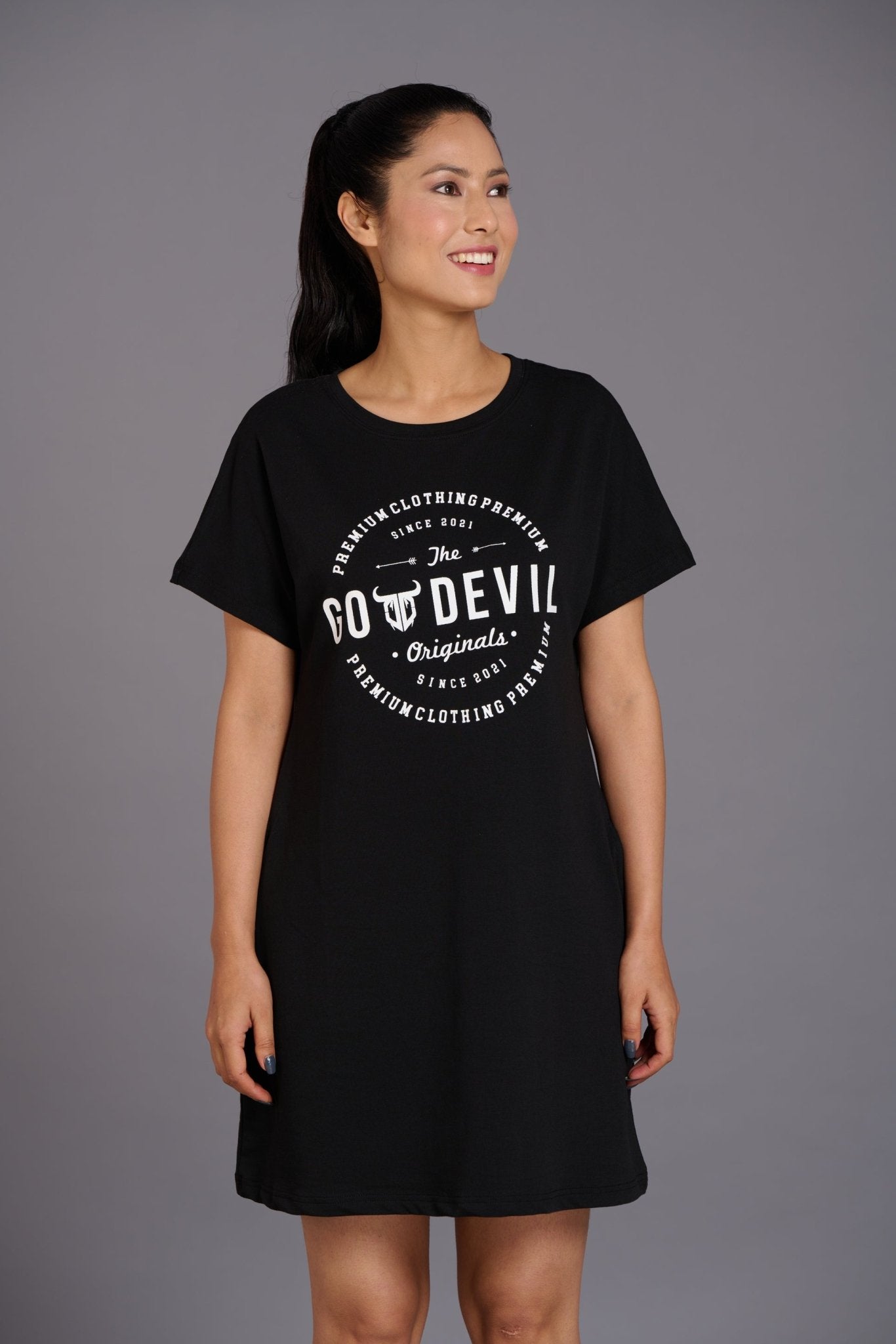 Go Devils Originals Black Dress for Women - Go Devil