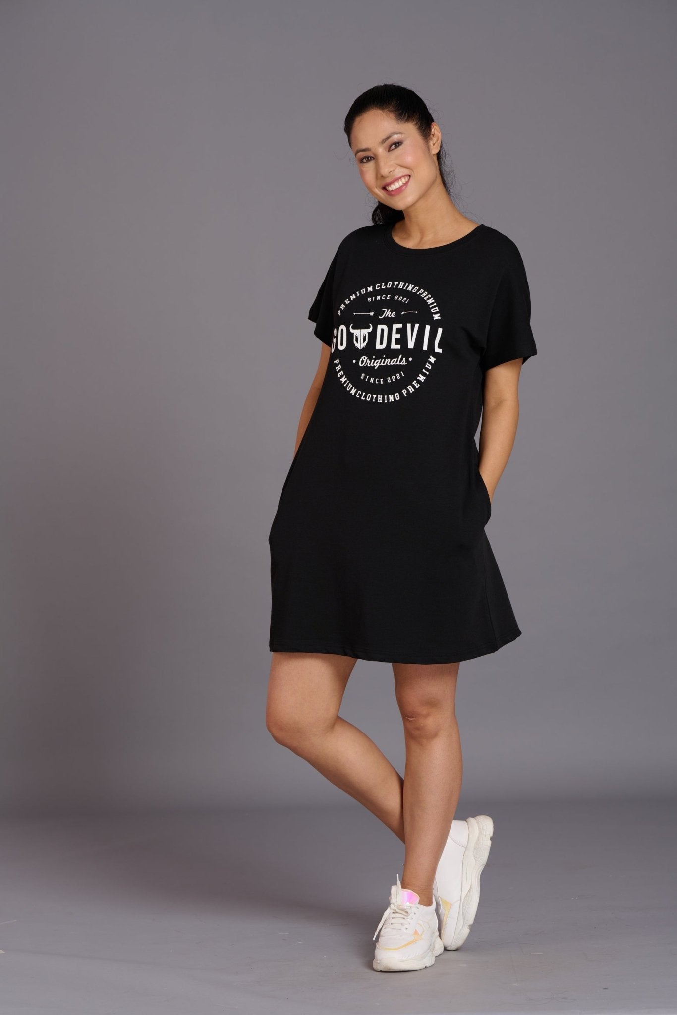 Go Devils Originals Black Dress for Women - Go Devil