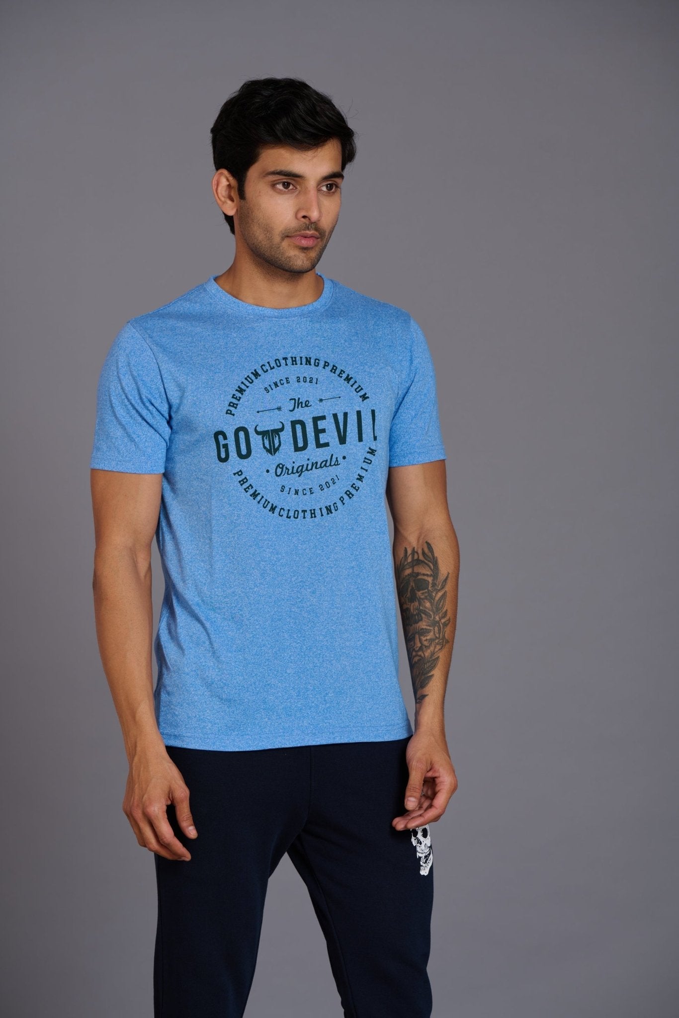 Go Devils Originals Sky Blue T-Shirt for Men - Go Devil