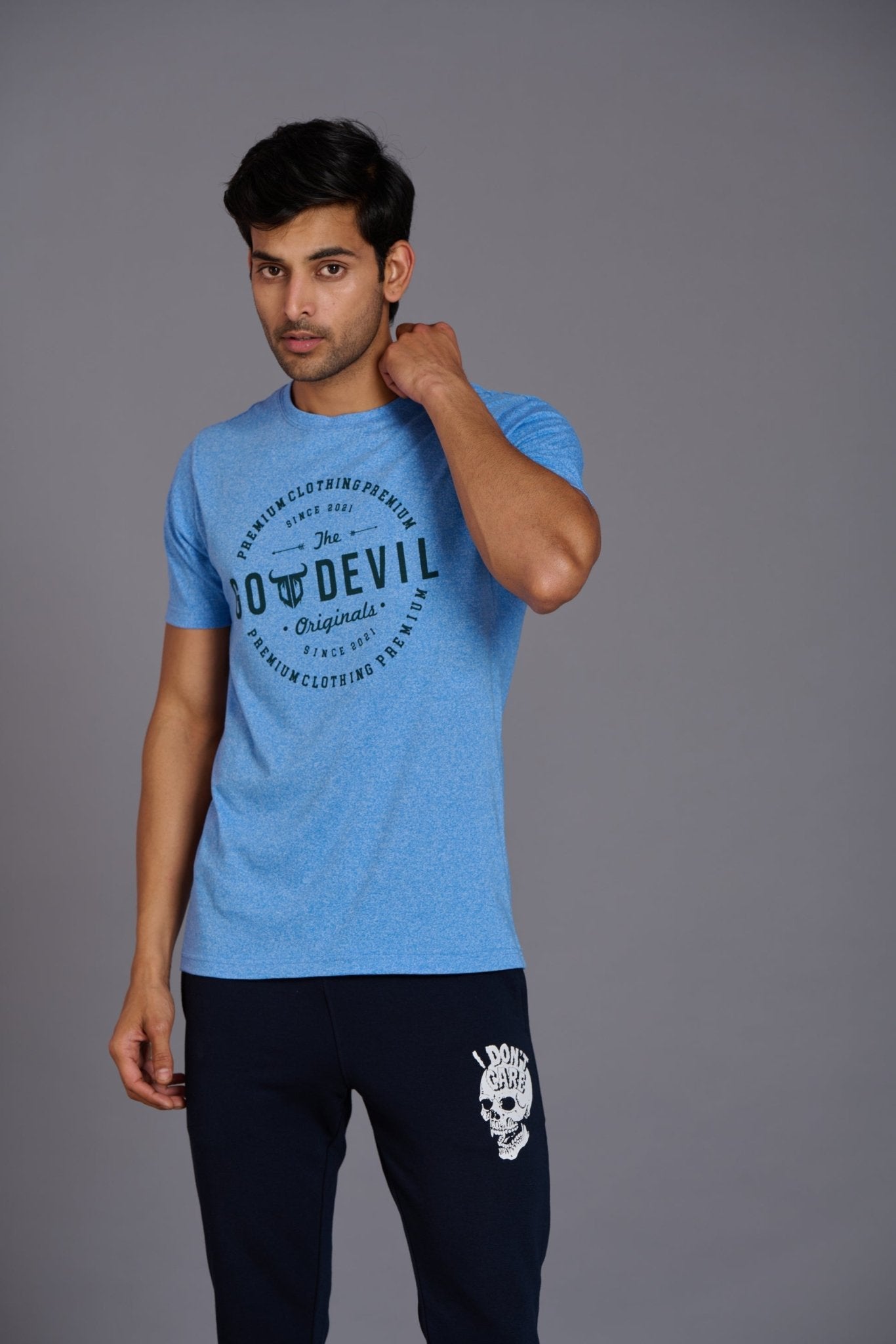 Go Devils Originals Sky Blue T-Shirt for Men - Go Devil