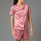 Satin Pink Co-ord Set for Women