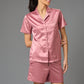 Satin Pink Co-ord Set for Women