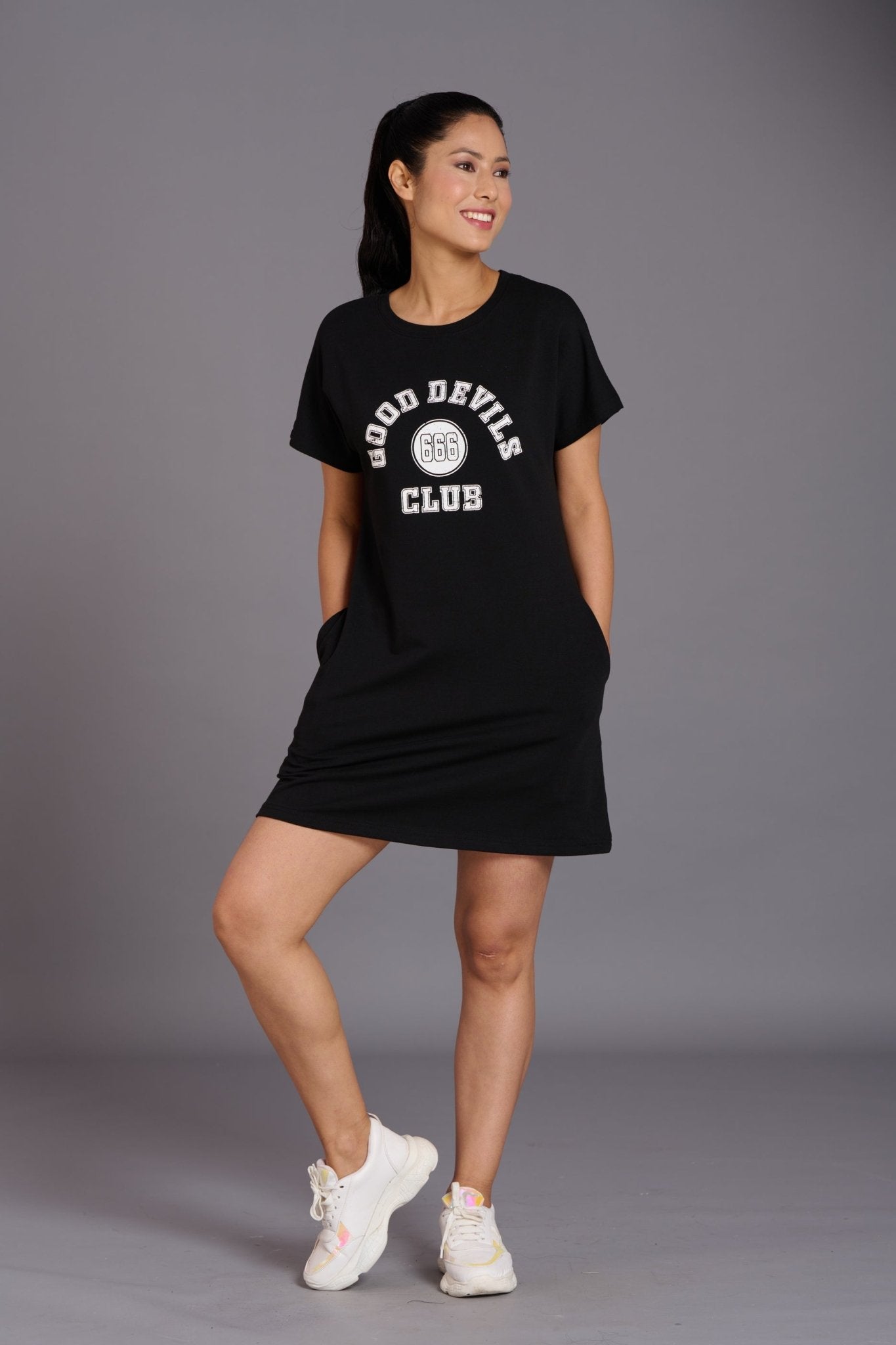 Good Devil Club Black Dress for Women - Go Devil