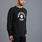 Good Villians Printed Black Sweatshirt for Men - Go Devil