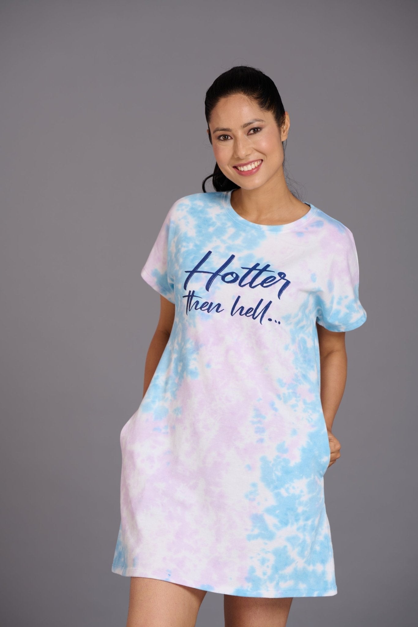 Hotter Than Hell Pink & Blue for Women - Go Devil