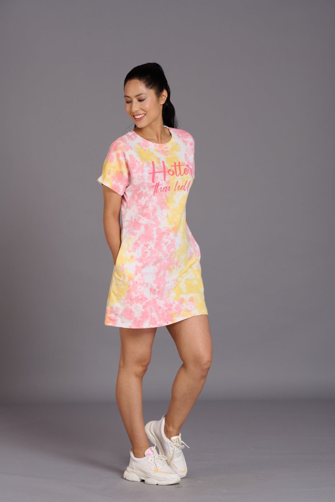 Hotter Than Hell Yellow Dress for Women - Go Devil