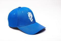 I Don't Care Printed Royal Blue Cap - Go Devil