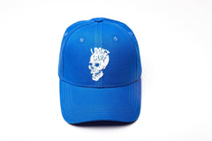 I Don't Care Printed Royal Blue Cap - Go Devil