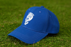 I Don't Care Printed Royal Blue Cap - Go Devil