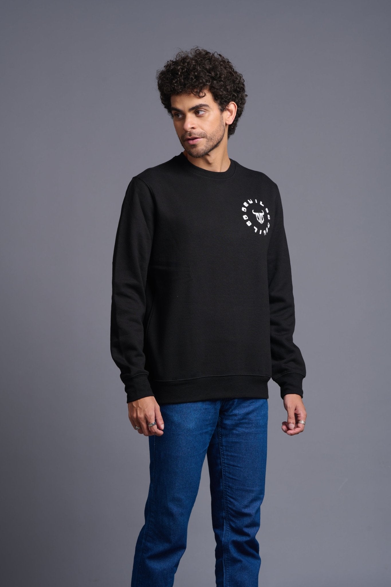 I'm Funking Dope Black Sweatshirt for Men - Go Devil