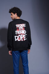 I'm Funking Dope Black Sweatshirt for Men - Go Devil