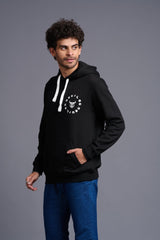 I'm Funking Dope Printed Black Hoodie for Men - Go Devil