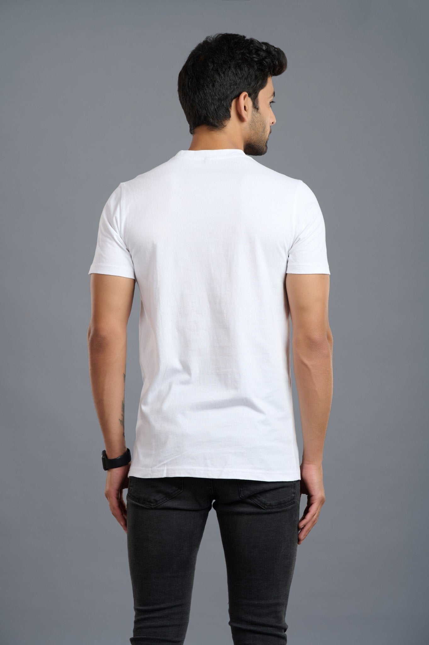 LUCIFER White T-shirt for Men - Go Devil