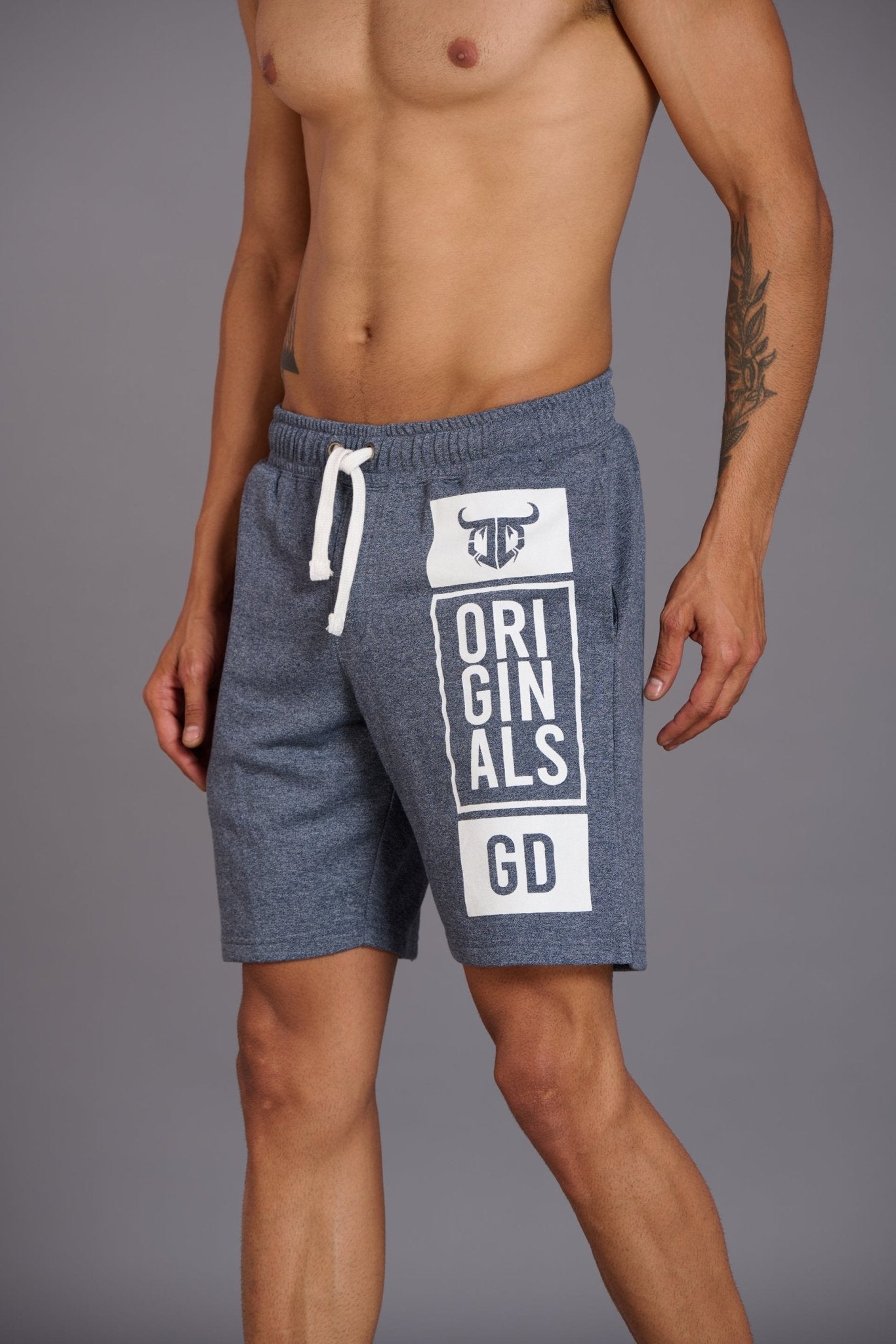 Original Go Devil Grey Shorts for Men - Go Devil