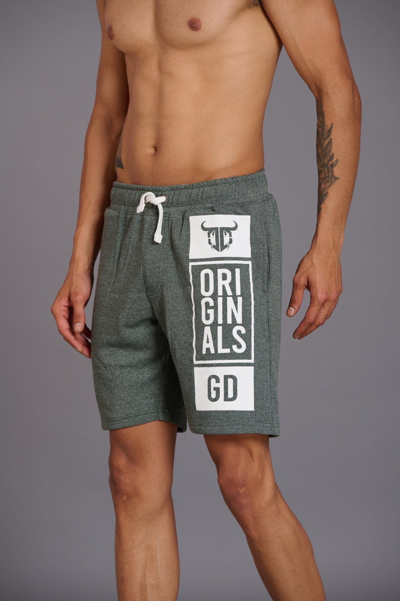 Original Go Devil's Grey Shorts for Men - Go Devil