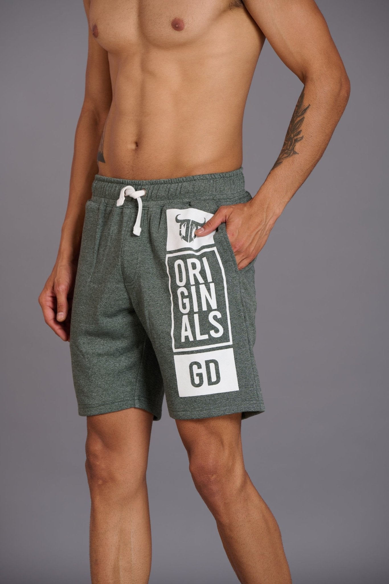 Original Go Devil's Grey Shorts for Men - Go Devil