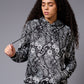 Paisely Design Printed Black Hoodie for Men - Go Devil