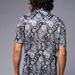 Paisely Design Printed Black Shirt for Men - Go Devil