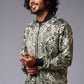 Paisely Design Printed Green Bomber Jacket for Men - Go Devil