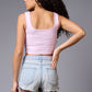 Pink Crop Top Crop Top for Women - Go Devil