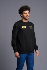 Property of GoDevil Printed Black Sweatshirt for Men - Go Devil