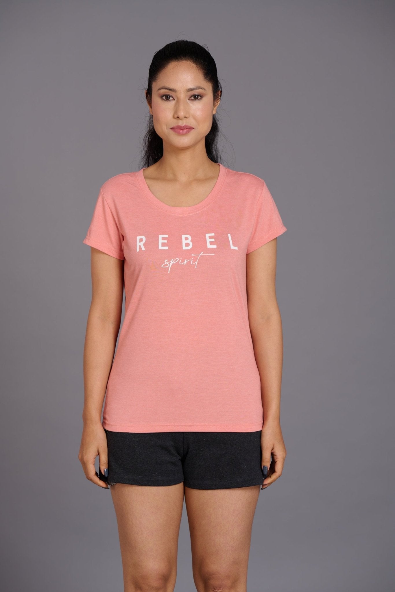 Rebel Spirit Printed Oversized T-Shirt for Women - Go Devil