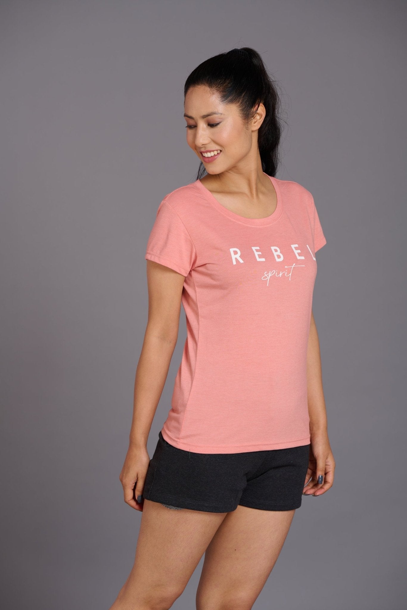 Rebel Spirit Printed Oversized T-Shirt for Women - Go Devil