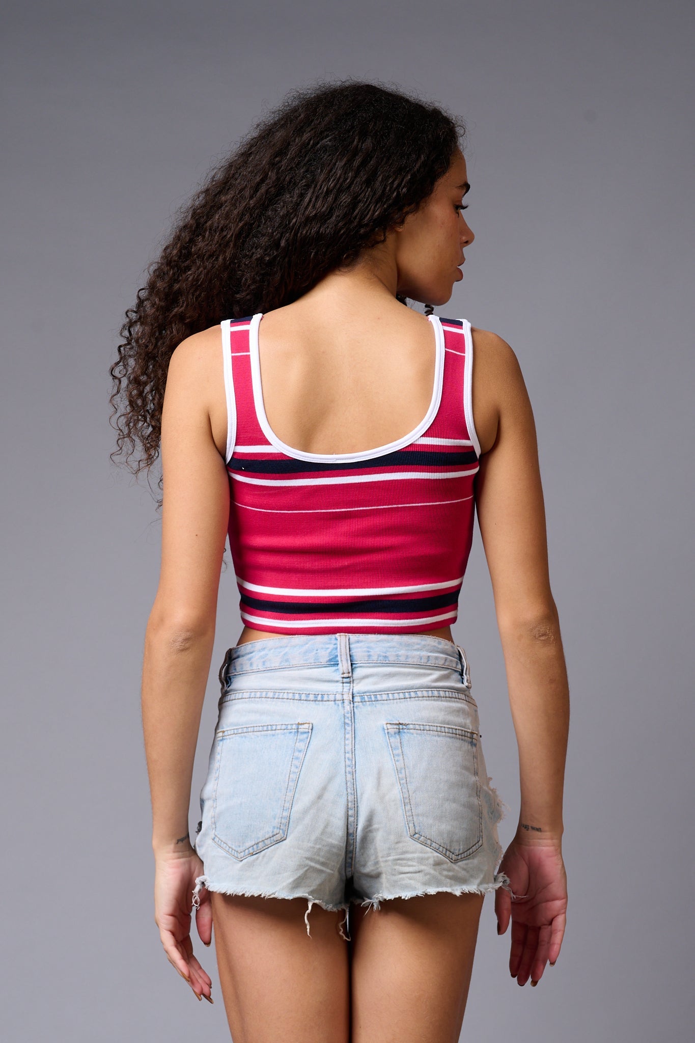 Red Crop Top Crop Top for Women - Go Devil