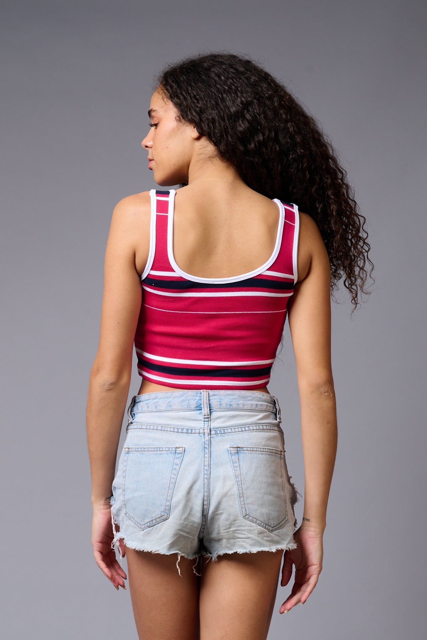 Red Crop Top Crop Top for Women - Go Devil