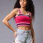 Red Crop Top Crop Top for Women - Go Devil