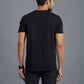 Same Game with Different Level Printed Black T-shirt - Go Devil