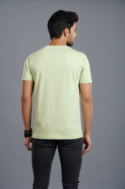 Sea Devil Printed Mint Green T-Shirt for Men - Go Devil