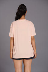 Shut Up Light Nude Color Oversized T-Shirt - Go Devil