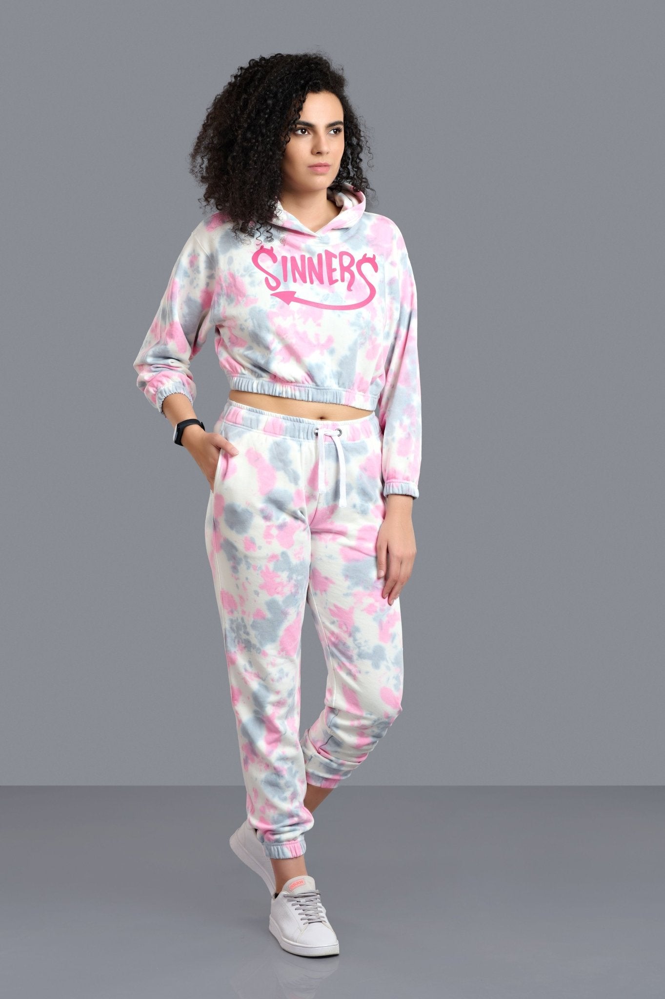 Sinners Printed Multi-color Co-ord Set for Women - Go Devil