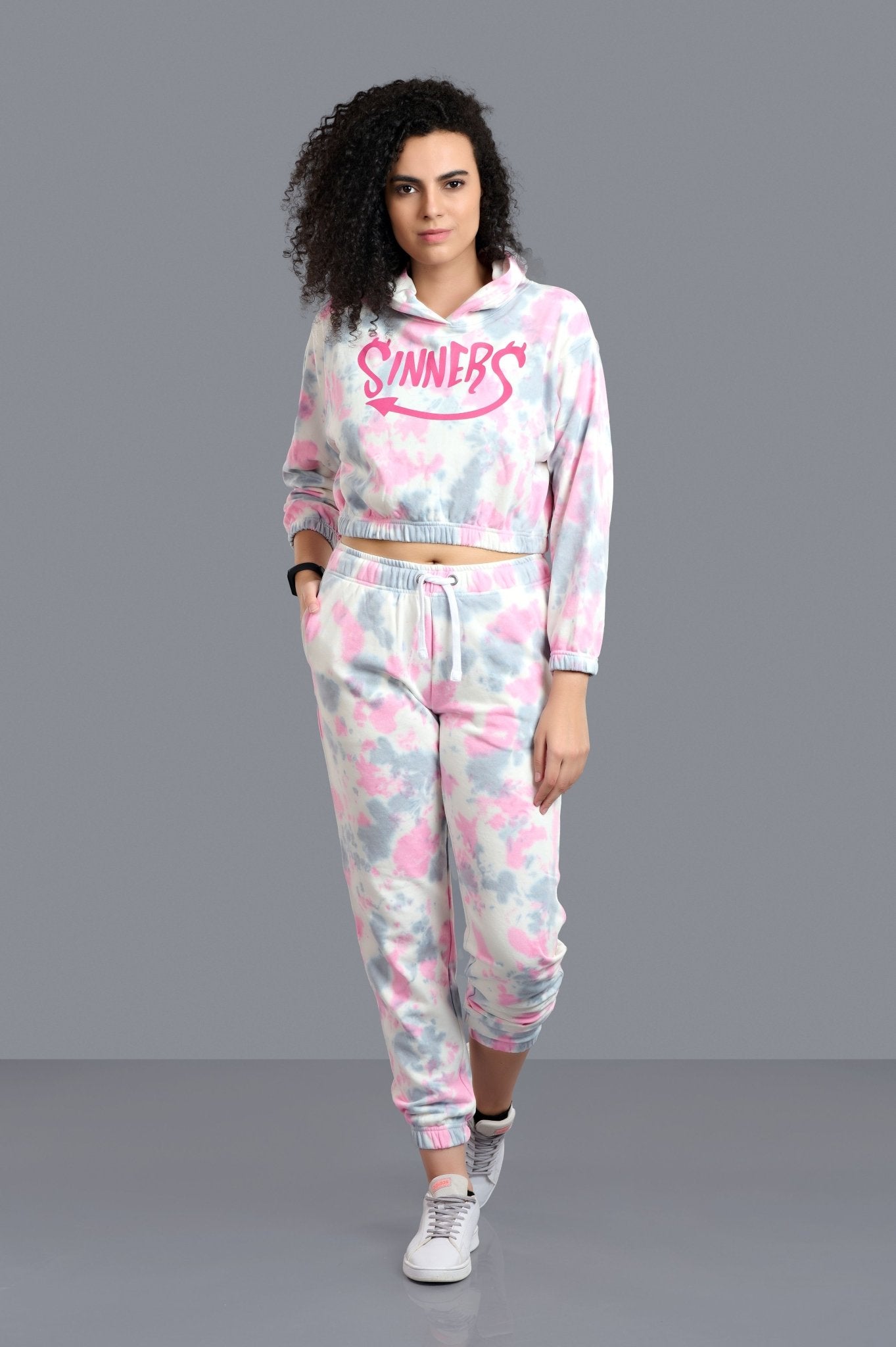 Sinners Printed Multi-color Co-ord Set for Women - Go Devil