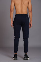 Skull & I Don’t Care Printed Black Joggers for Men - Go Devil