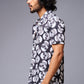 Skull Printed White & Black Shirt for Men - Go Devil