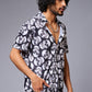Skull Printed White & Black Shirt for Men - Go Devil