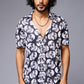 Skull Printed White & Black Shirt for Men - Go Devil