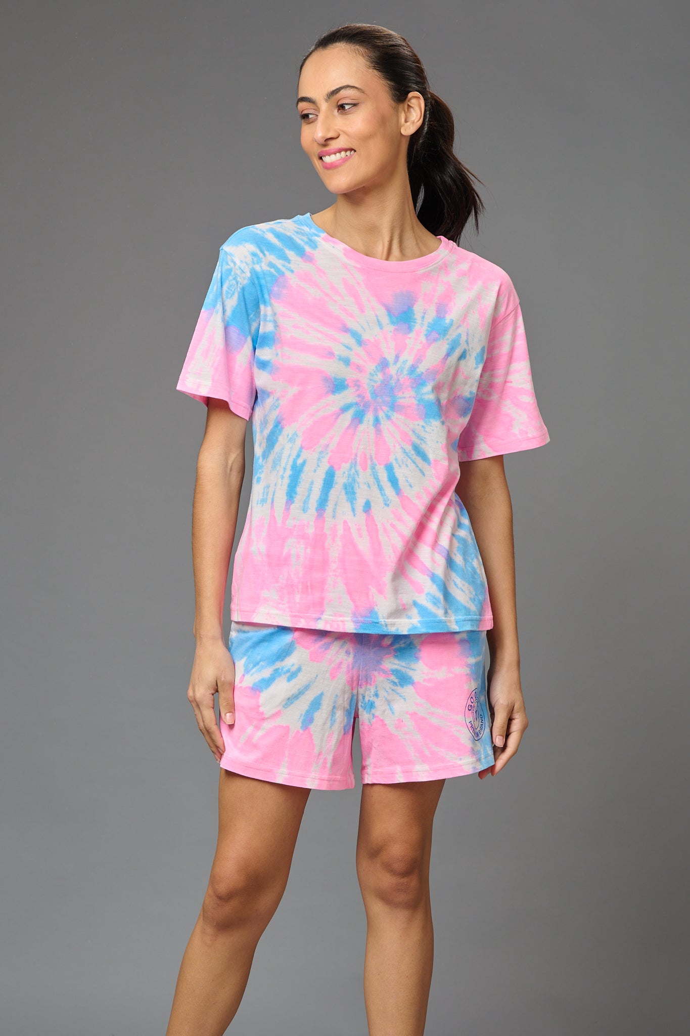 Spiral Design Co-ord Set for Women - Go Devil
