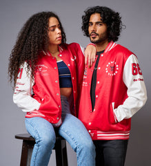 Tiger Printed Couples Coord - Varsity Jacket - Go Devil